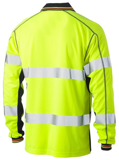 Taped Hi Vis Polyester Mesh Polo