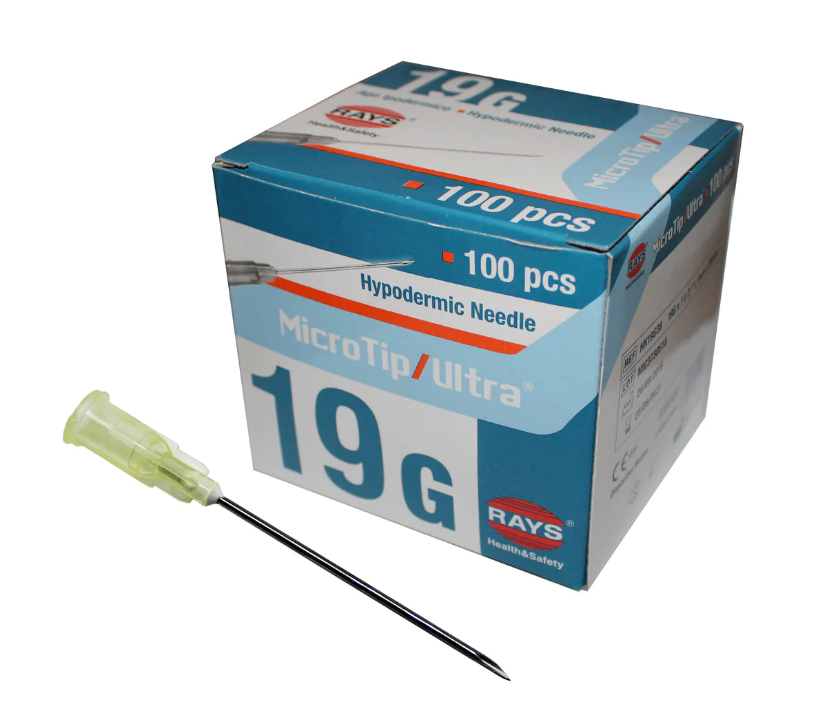 19G Needle 38mm Box of 100