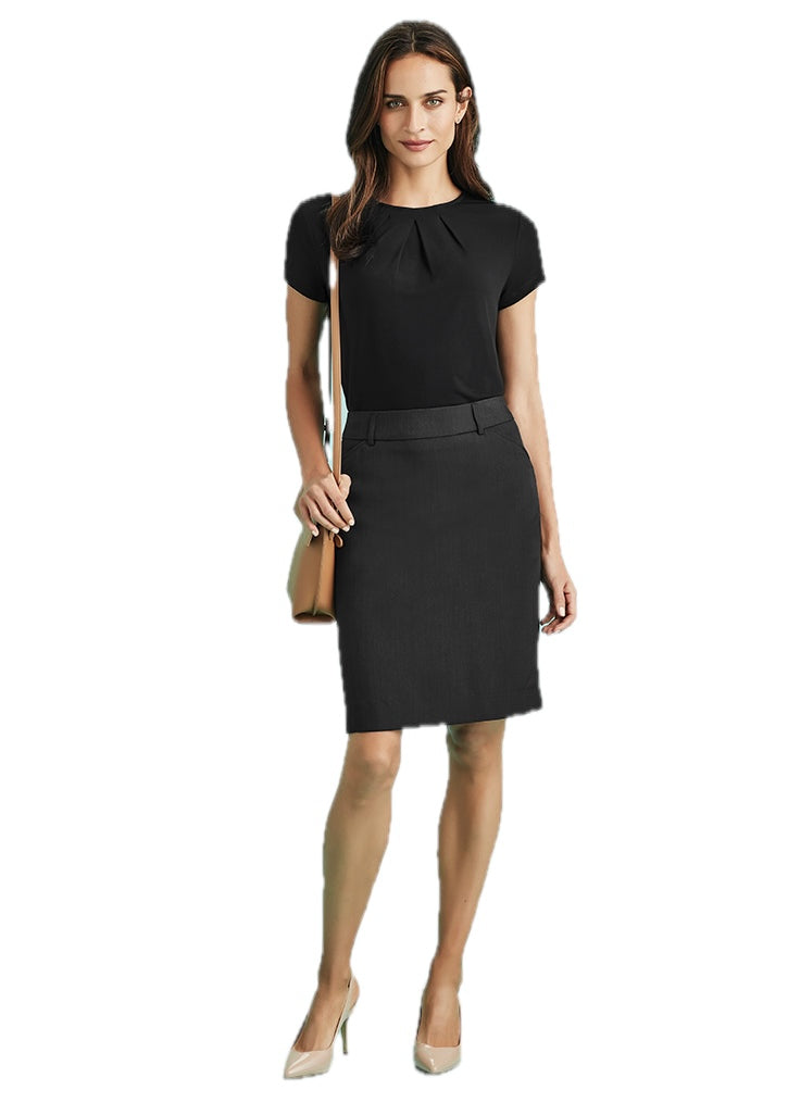 Cool Stretch Womens Multi-Pleat Skirt
