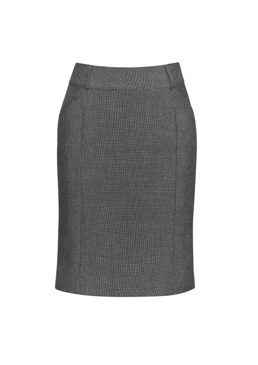 Womens Panelled Skirt With Rear Split