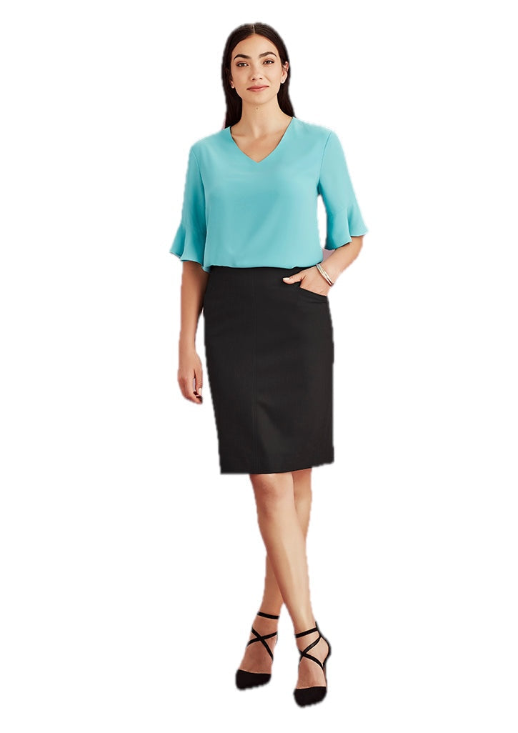Siena Womens Bandless Pencil Skirt
