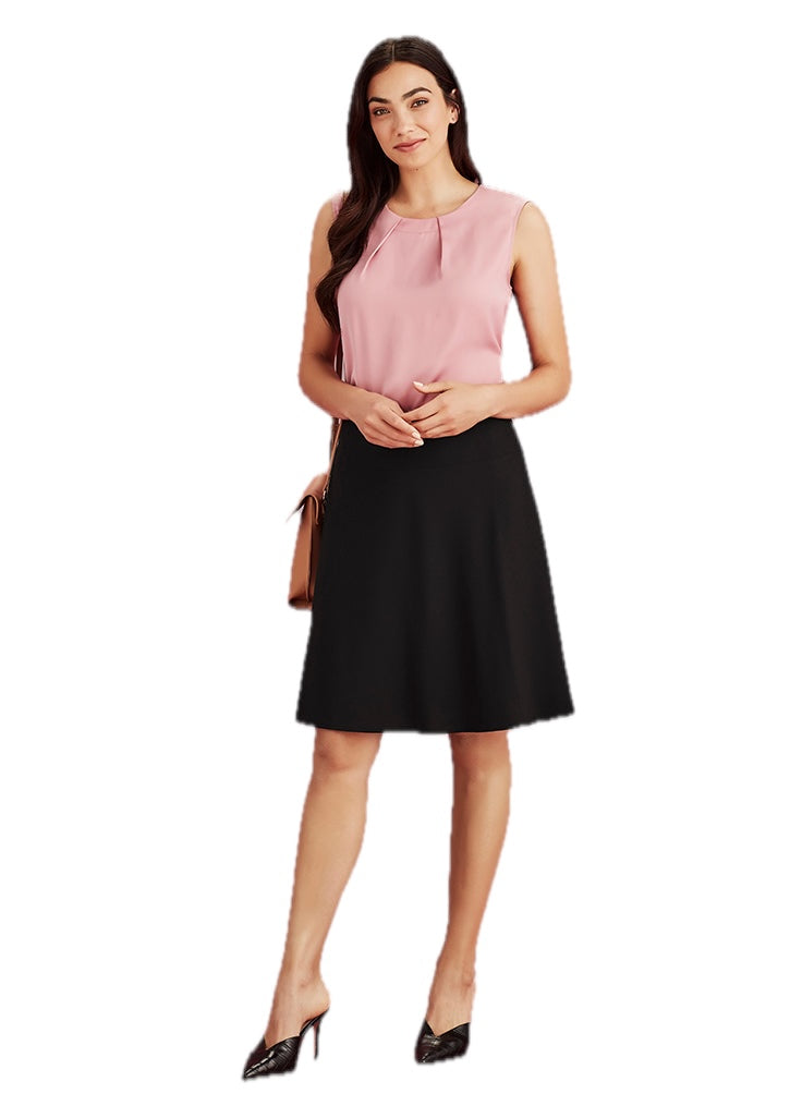 Siena Womens Bandless Flared Skirt