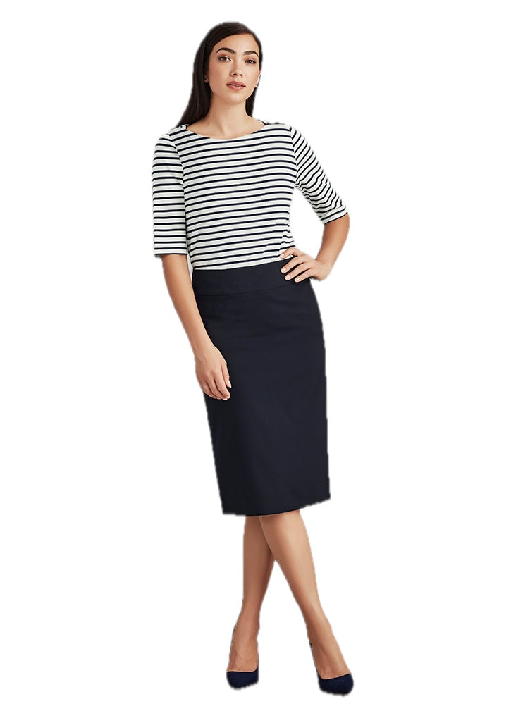 Comfort Wool Stretch Womens Relaxed Fit Skirt