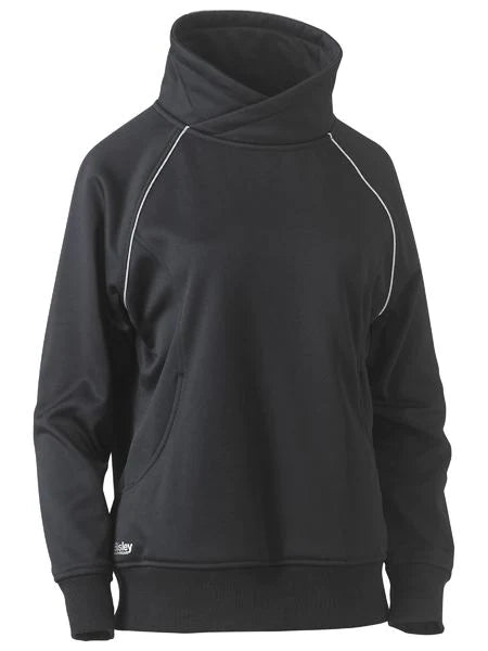 Suéter de lã de trabalho feminino Bisley