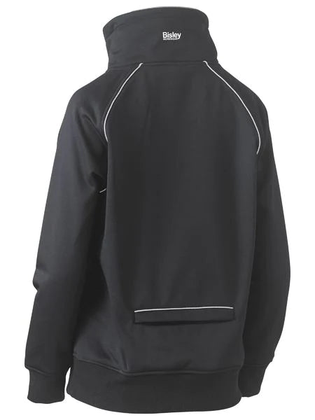 Suéter de lã de trabalho feminino Bisley