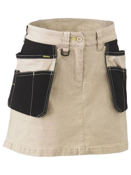 Bisley Womens Flex &amp; Move Stretch Cotton Skort