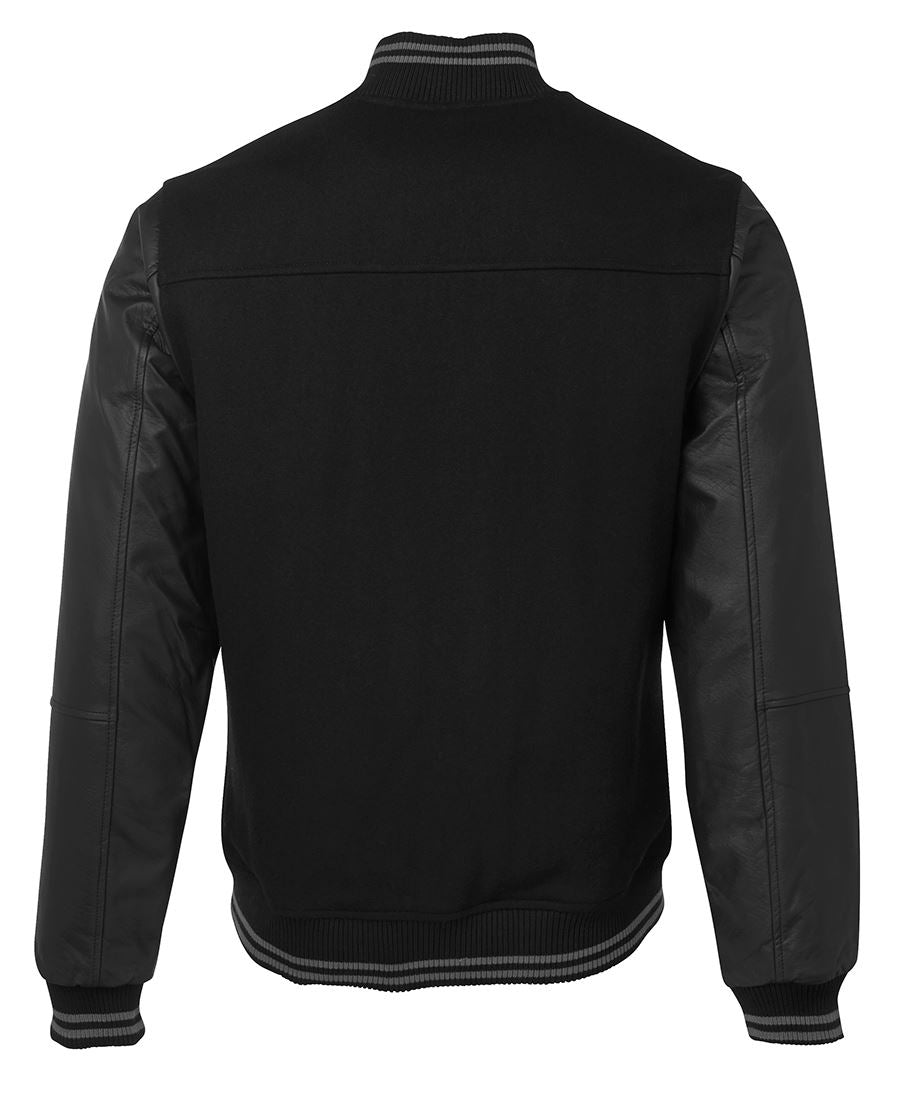 JB's ART LEATHER BASEBALL JACKET