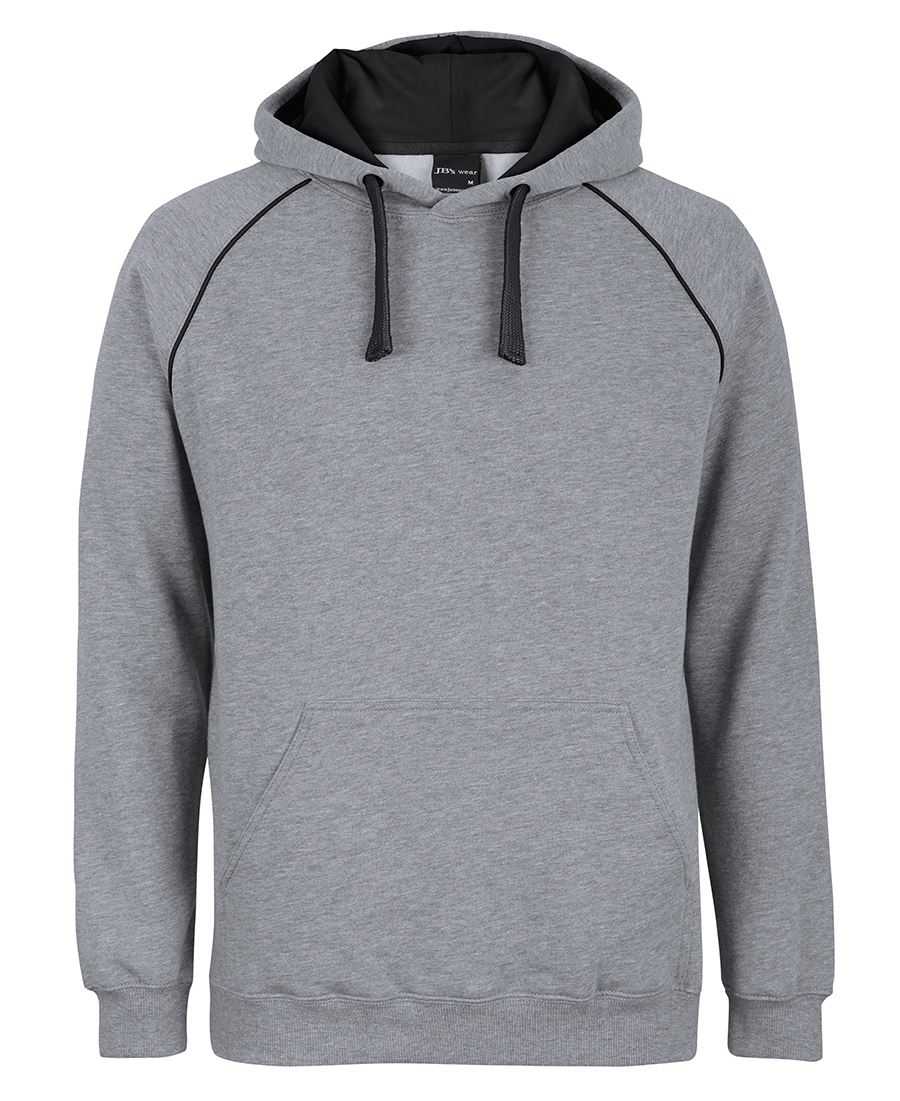 JB's CONTRAST FLEECY HOODIE