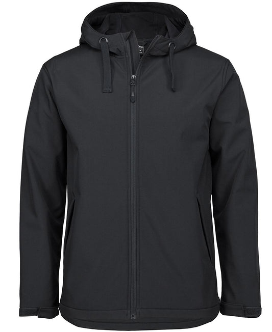 PODIUM KIDS THREE LAYER HOODED SOFTSHELL JACKET