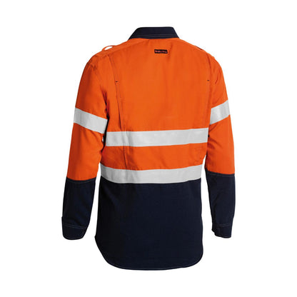 CAMISA TENCATE TECASAFE® PLUS 700 FEMININA COM FITA HI VIS FR VENTILADA