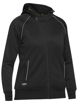 Bisley Women's Fleece Zip Front Hoodie With Sherpa Lining