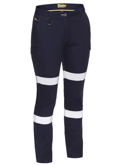 Bisley Womens Taped Cotton Cargo Pants