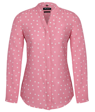 Blus Motif Bintik Lengan Panjang Juliette Koleksi Biz 44310 