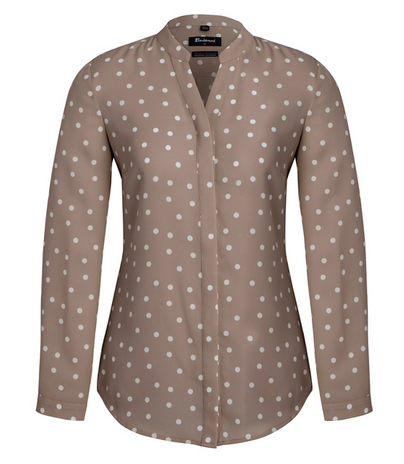 Blus Motif Bintik Lengan Panjang Juliette Koleksi Biz 44310 