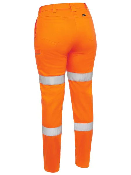 Bisley Womens Taped Stretch Cotton Pants
