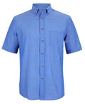 JB's S/S INDIGO CHAMBRAY SHIRT