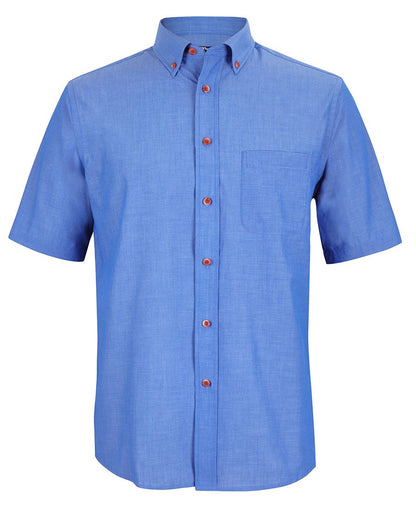JB's S/S INDIGO CHAMBRAY SHIRT