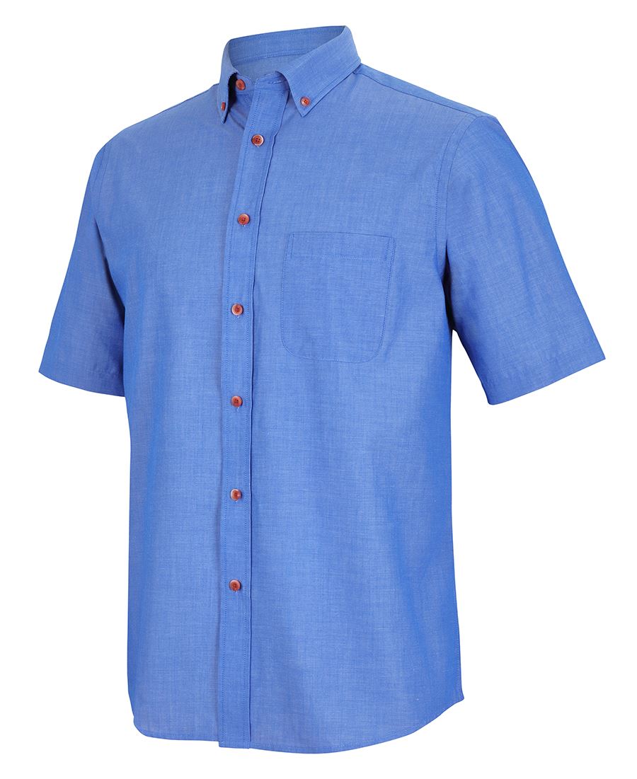JB's S/S INDIGO CHAMBRAY SHIRT