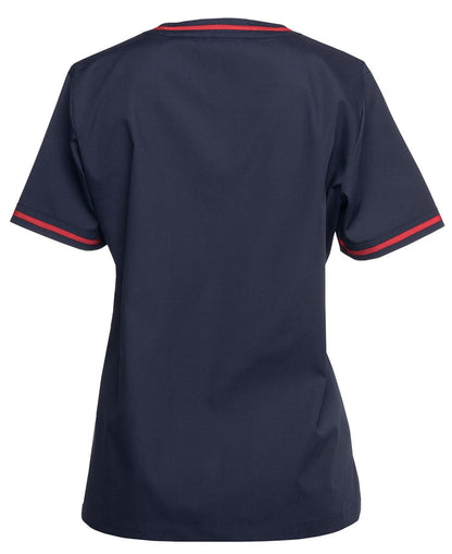 JB's CONTRAST LADIES SCRUBS TOP