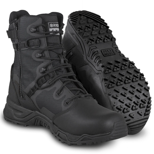 ALPHA FURY 8 POLISHABLE TOE SIDE ZIP