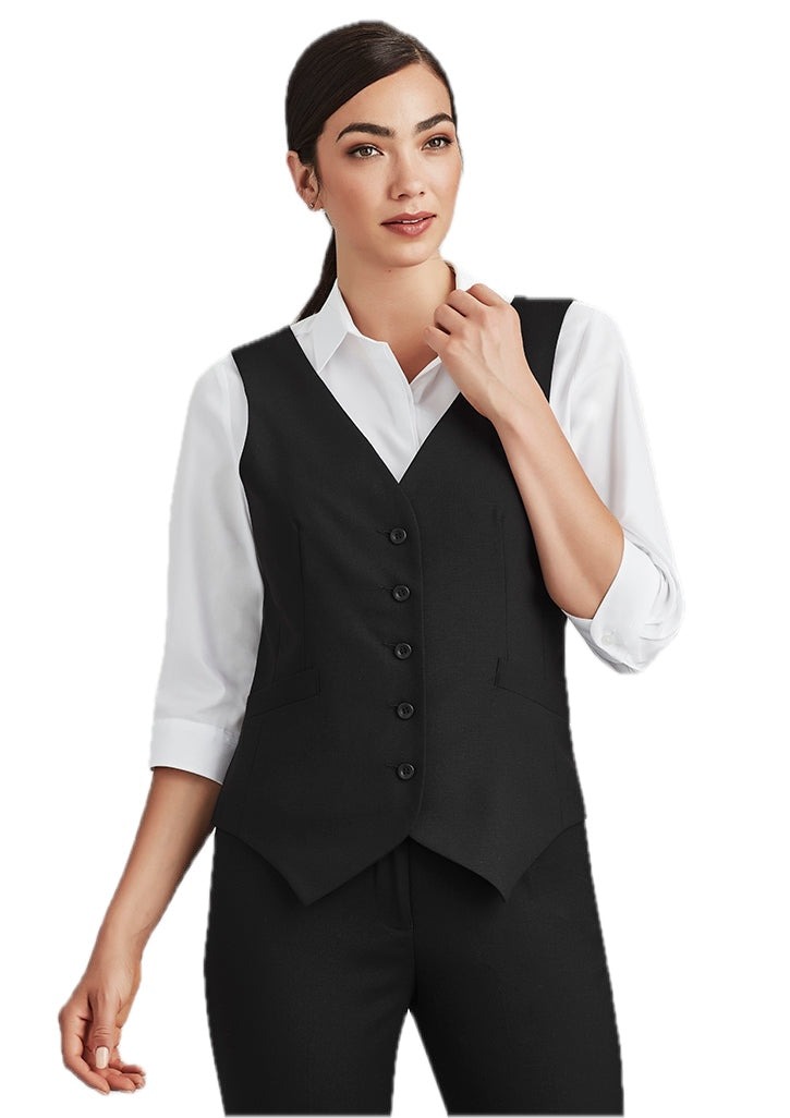 Comfort Wool Stretch Womens Peaked Vest