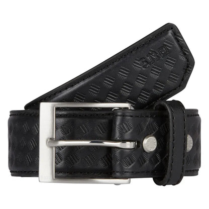 1.5" BASKETWEAVE LEATHER BELT