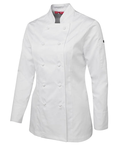 JB's LADIES L/S CHEF'S JACKET