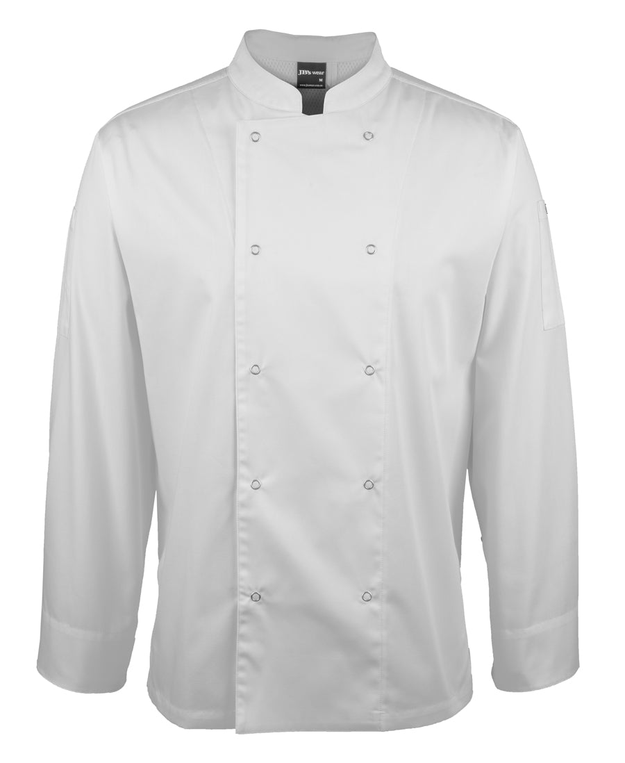 JB's L/S SNAP BUTTON CHEFS JACKET