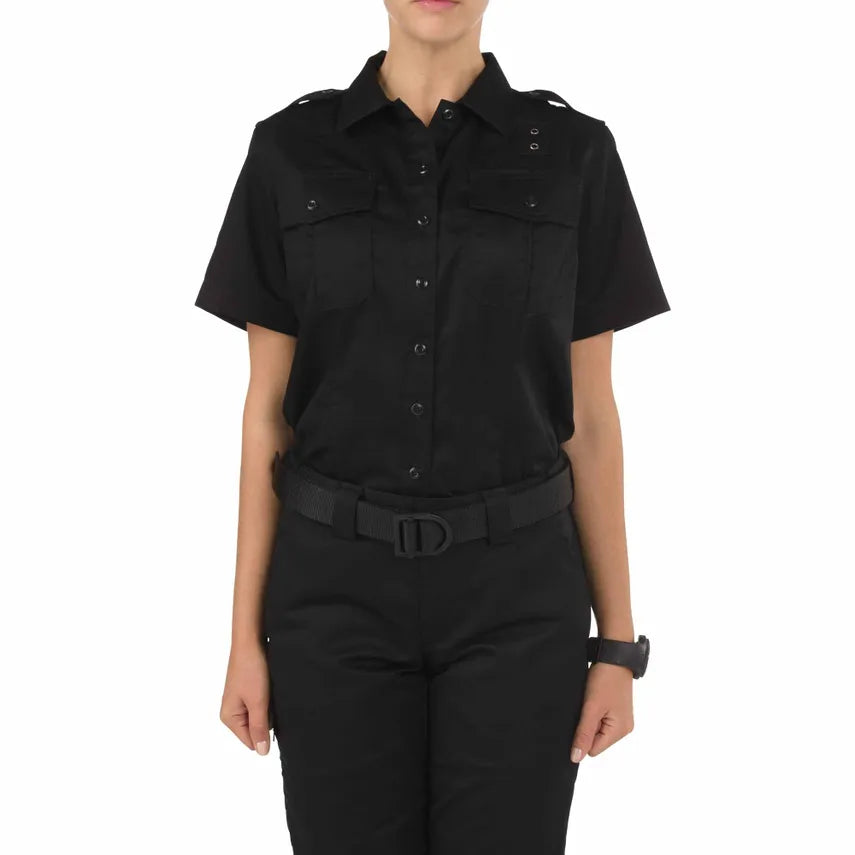 CAMISA DE MANGA CURTA CLASSE A SARJA PDU® FEMININA 