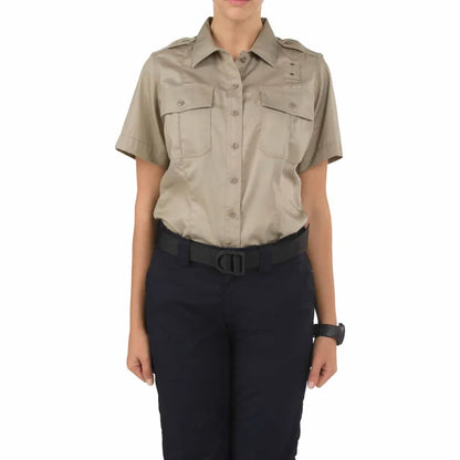 CAMISA DE MANGA CURTA CLASSE A SARJA PDU® FEMININA 