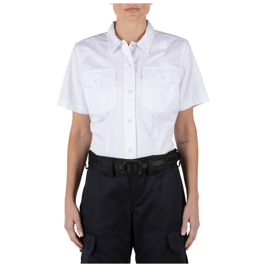 CAMISA DE MANGA CURTA EMPRESA FEMININA 