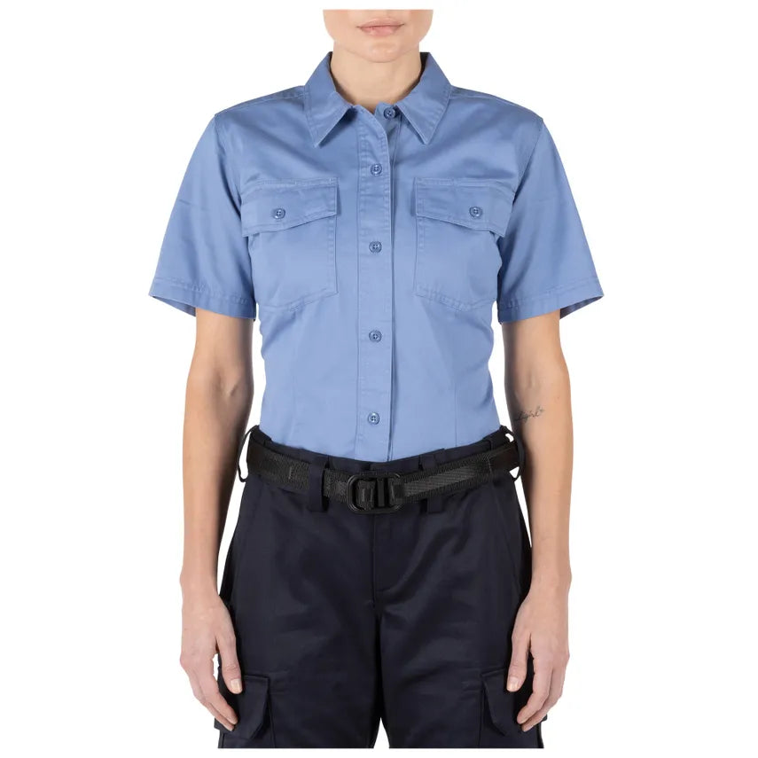 CAMISA DE MANGA CURTA EMPRESA FEMININA 