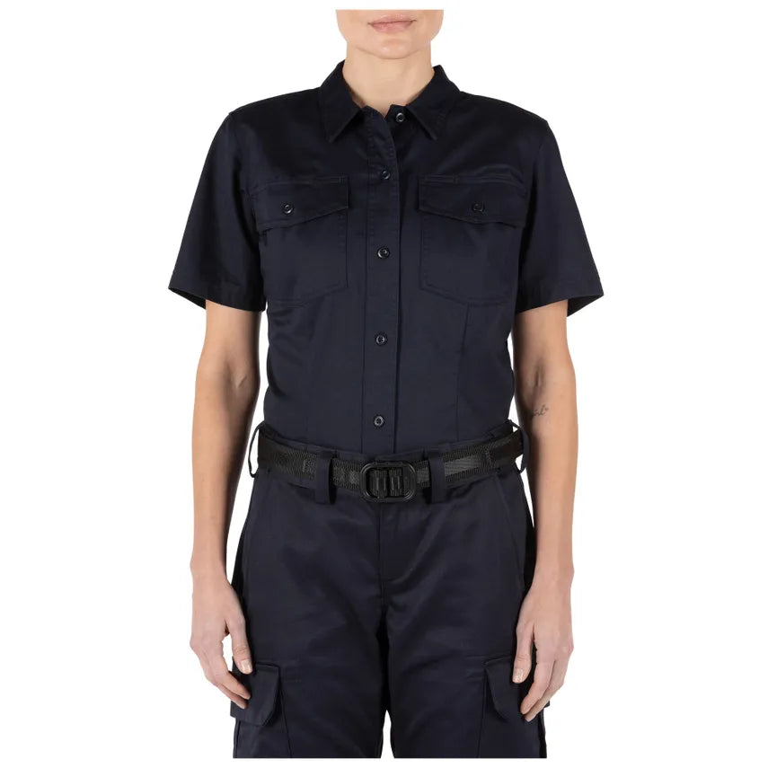 CAMISA DE MANGA CURTA EMPRESA FEMININA 