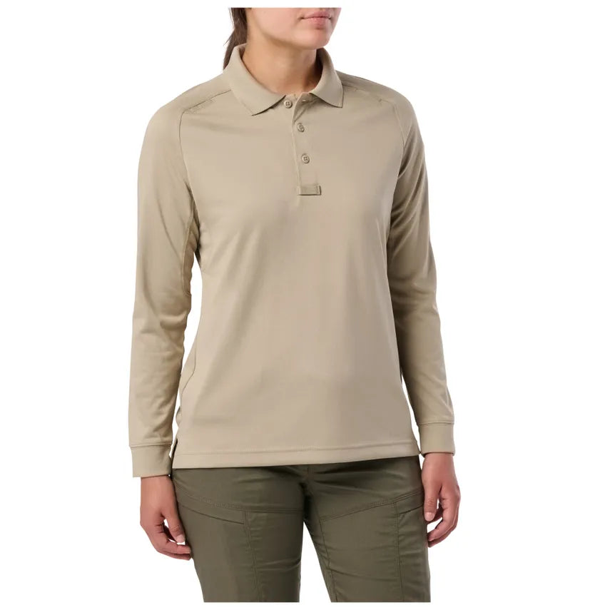 WOMEN PERFORMANCE POLO L/S