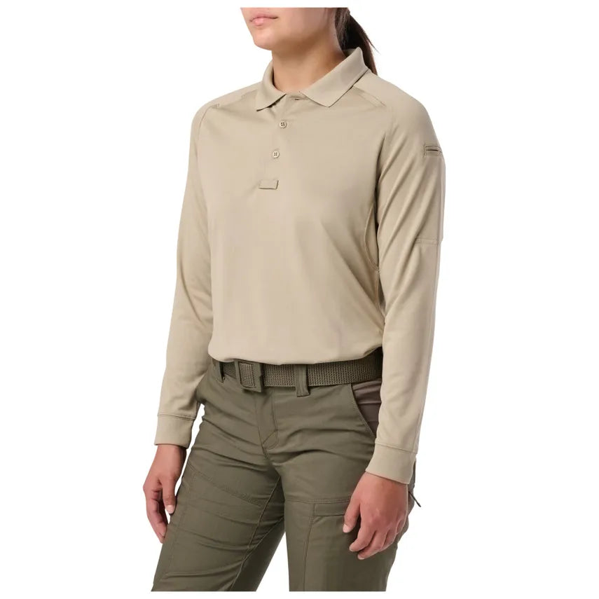WOMEN PERFORMANCE POLO L/S