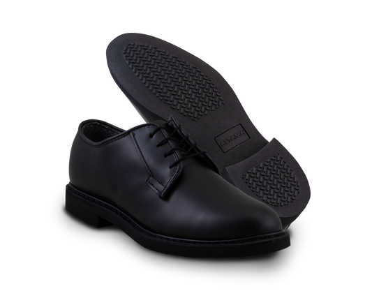 MIL-SPEC OXFORD - WOMEN'S BLACK LEATHER
