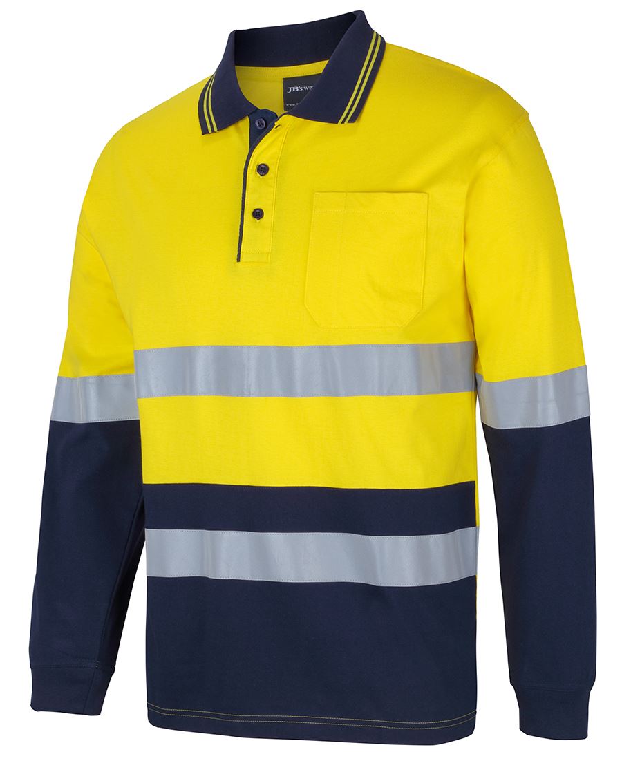 JB's HV (D+N) L/S COTTON POLO