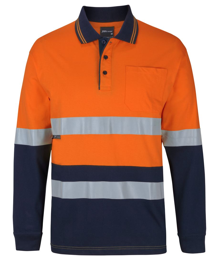 POLO DE ALGODÃO HV (D+N) L/S da JB