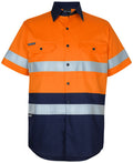 JB's Hi Vis (D+N) S/S 150g Work Shirt