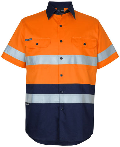 JB's Hi Vis (D+N) S/S 150g Work Shirt