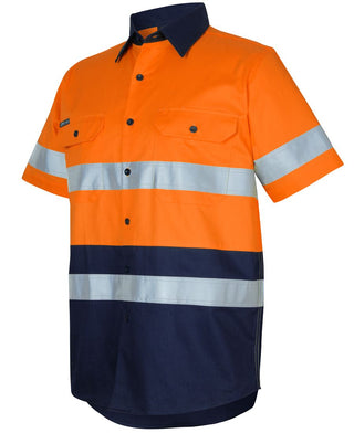 JB's Hi Vis (D+N) S/S 150g Work Shirt