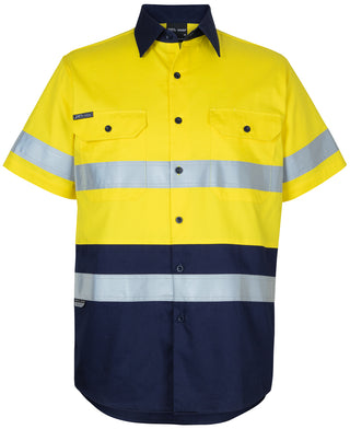 JB's Hi Vis (D+N) S/S 150g Work Shirt