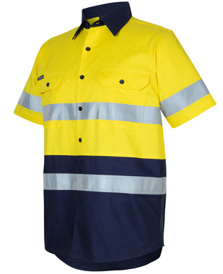 JB's Hi Vis (D+N) S/S 150g Work Shirt