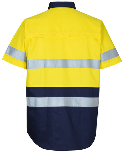 JB's Hi Vis (D+N) S/S 150g Work Shirt