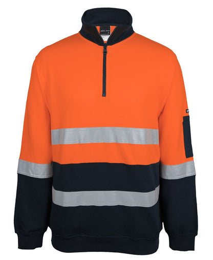 JB's HV 310 (D+N) COTTON 1/2 ZIP FLEECE