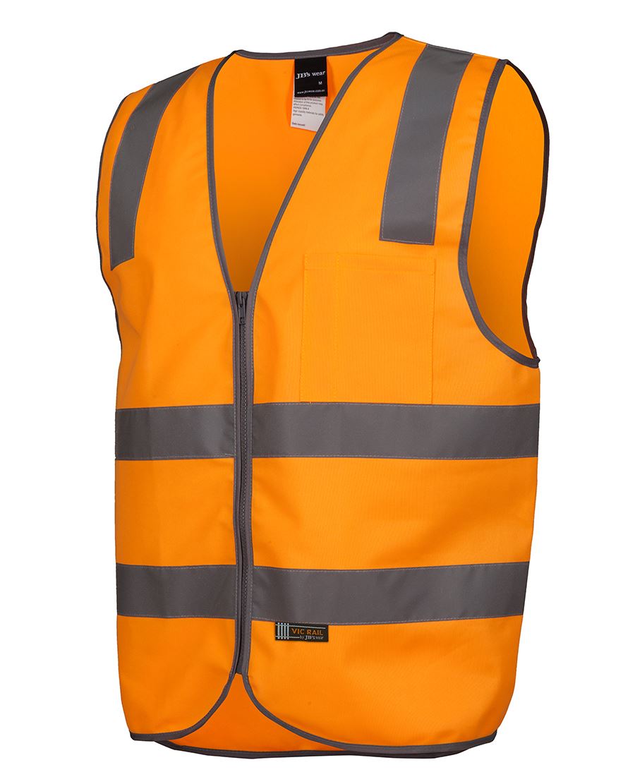 JB's VIC RAIL (D+N) ZIP SAFETY VEST
