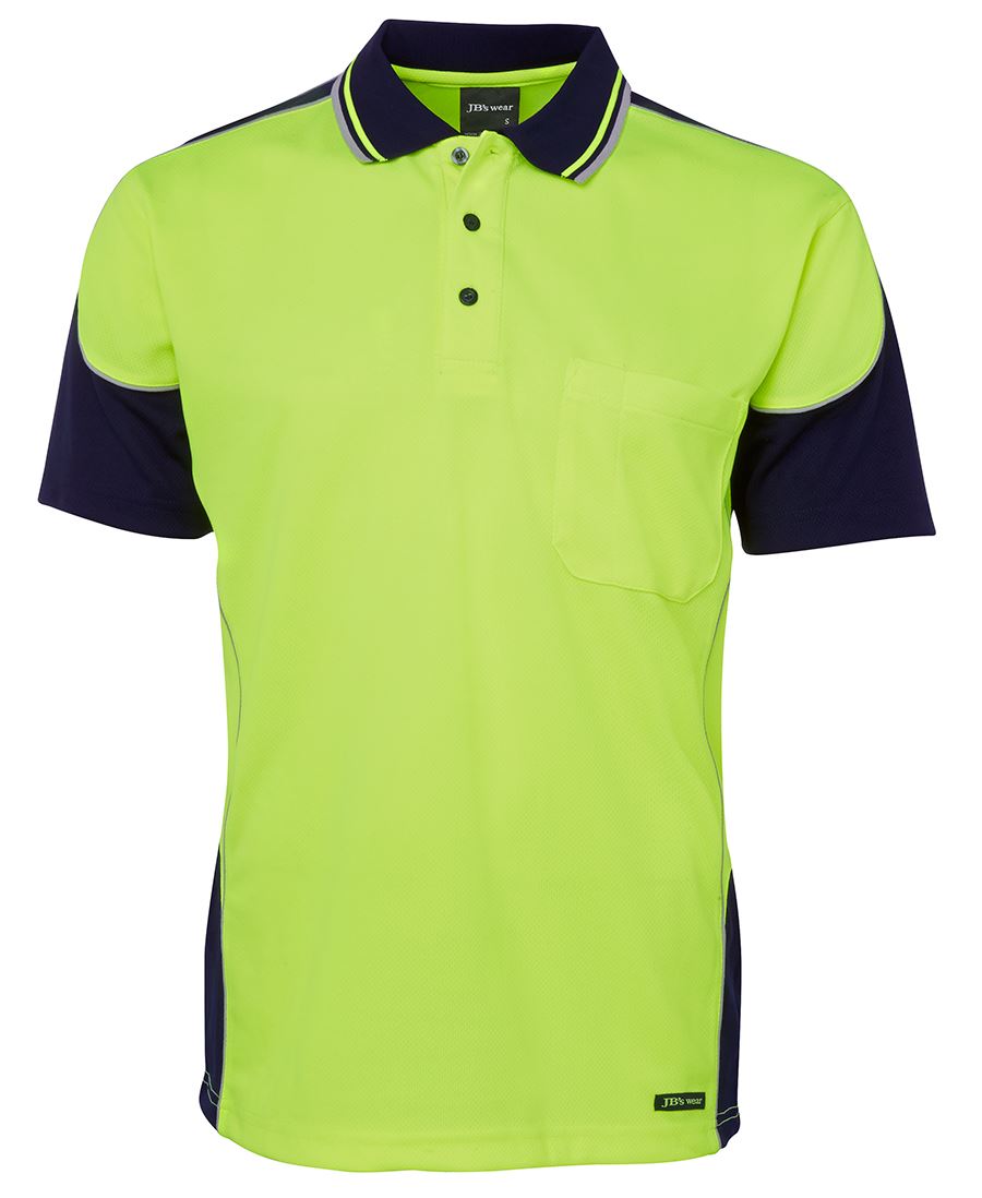 JB's HV 4602.1 S/S CONTRAST PIPING POLO