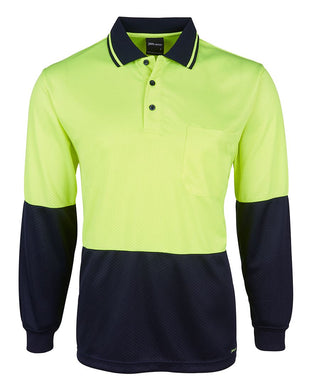 JB's HV 4602.1 L/S JACQUARD POLO