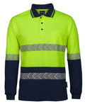 JB's HV L/S SEGMENTED TAPE POLO