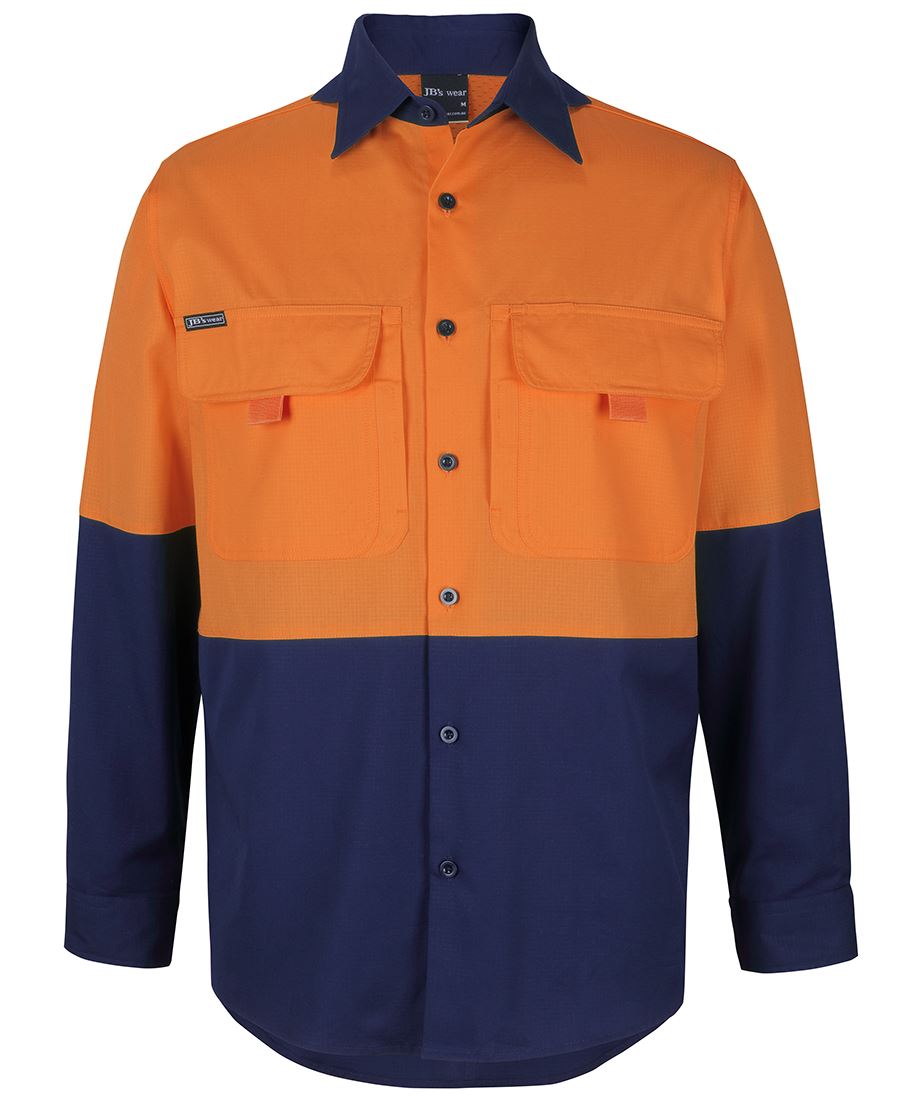 JB's HV L/S RIPSTOP FISHING SHIRT